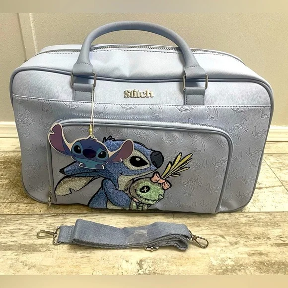 Primark Disney Stitch & Scrump Weekender Travel Bag New - Picture 3 of 7